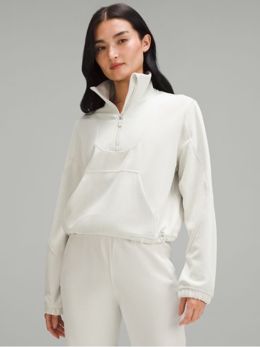 Lululemon Brushed Softstreme Ribbed Half Zip